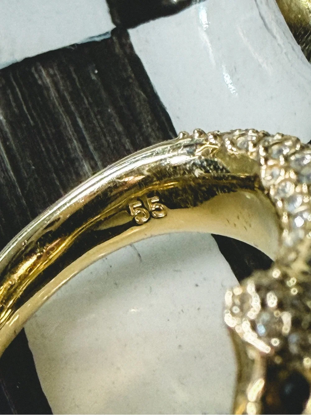 Swarovski Crystal Fox Ring Size 7.25